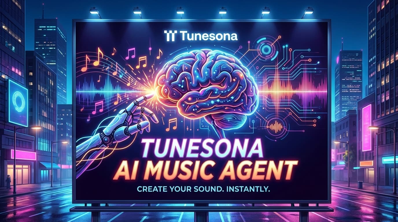 Tunesona AI Music Agent screenshot