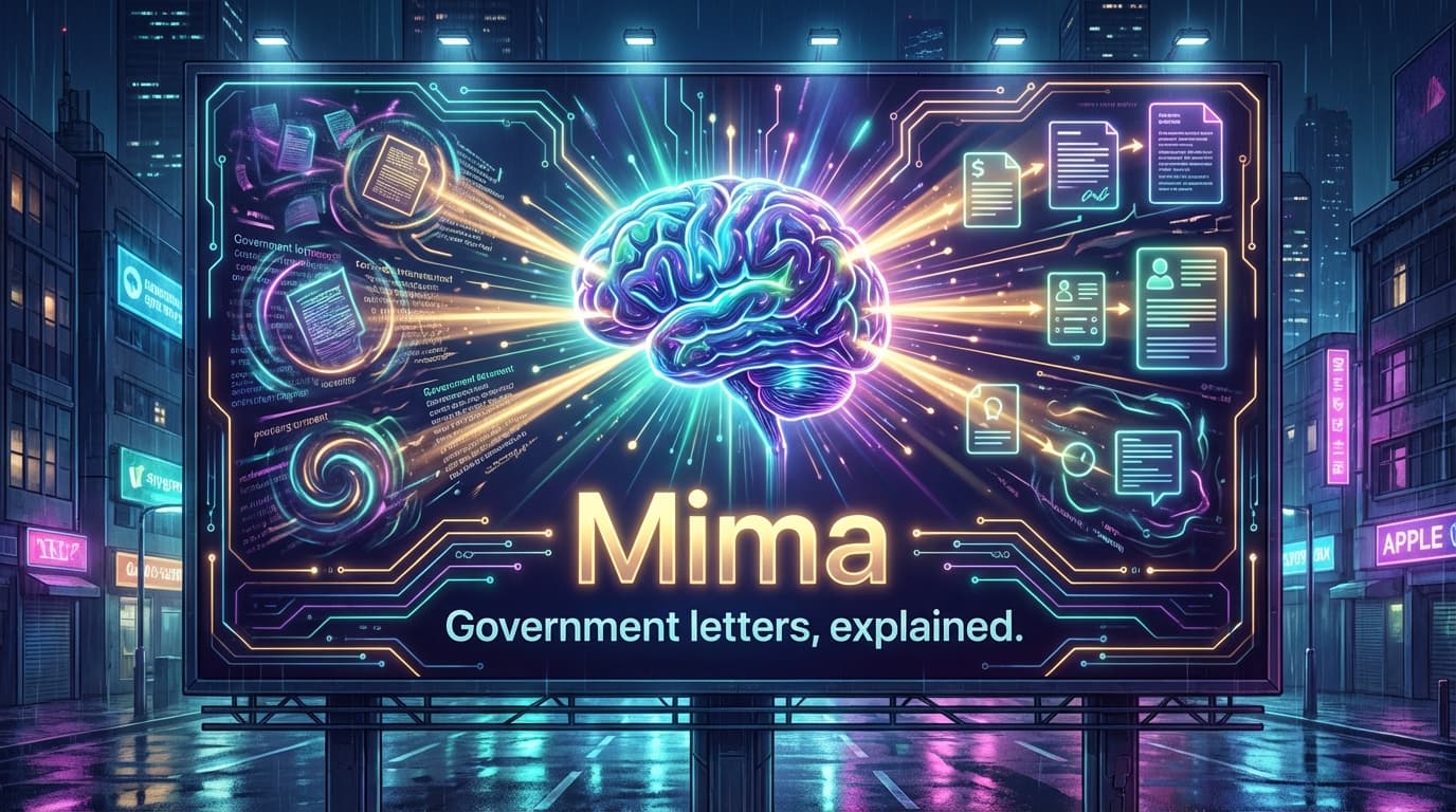 Mima: Government letters, explained screenshot
