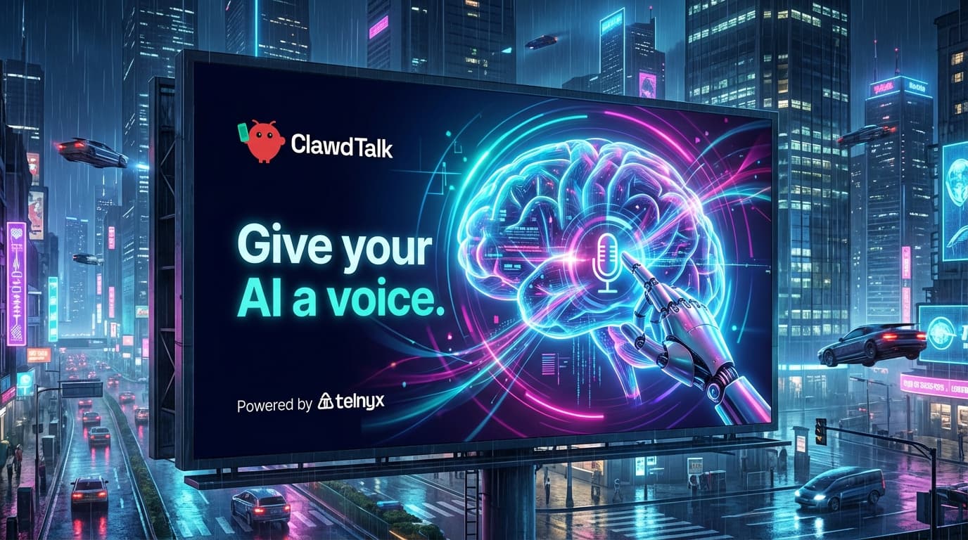 ClawdTalk screenshot