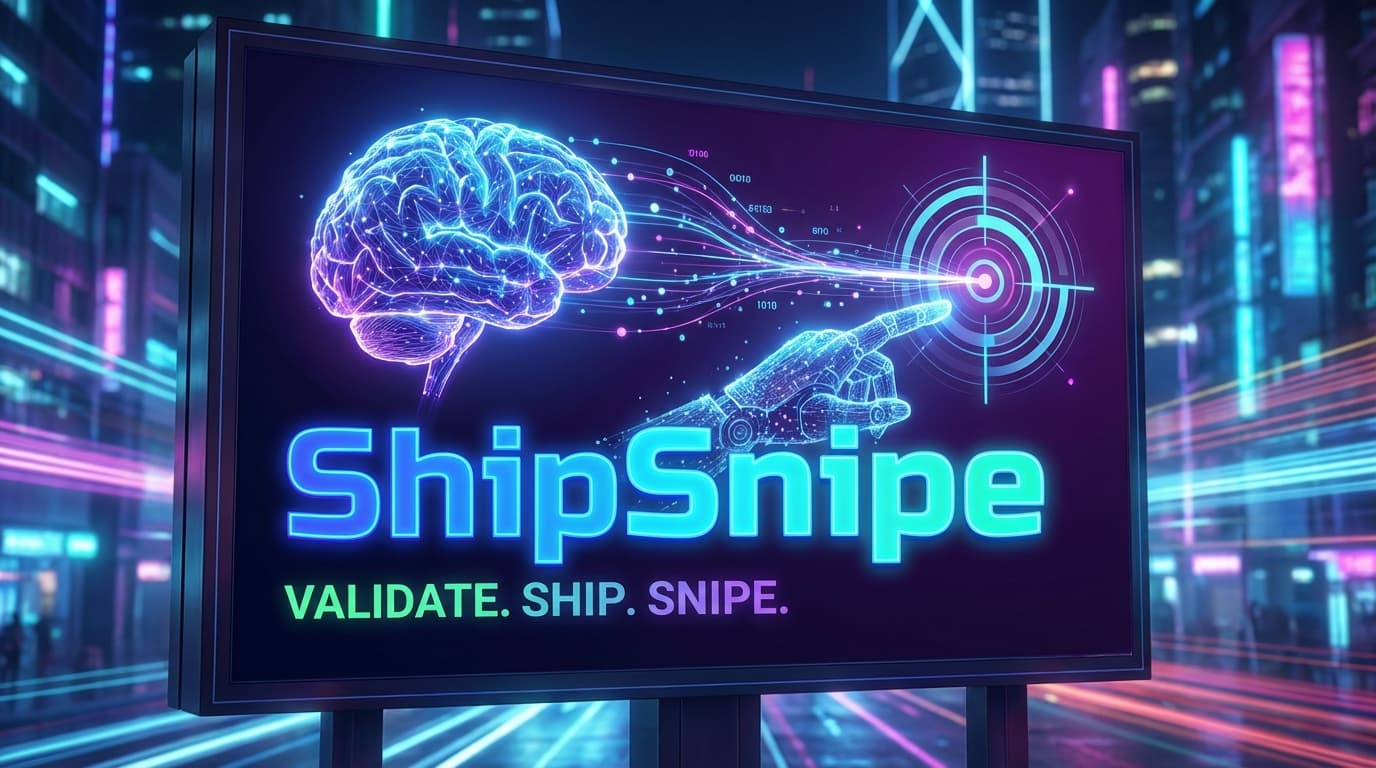 ShipSnipe: AI Idea Validation screenshot