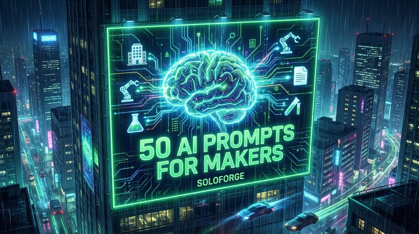 50 AI Prompts for Makers screenshot